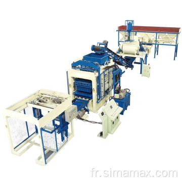 Machine de bloc de briques de diverses formes et tailles